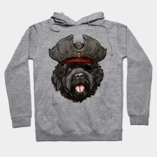 Funny Pirate Bouvier des Flandres Dog Hoodie